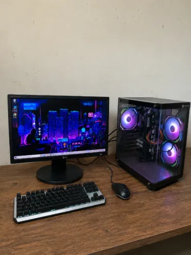 PC Completo 16GB DDR4 SSD 240GB + HD 1TB Monitor 20
