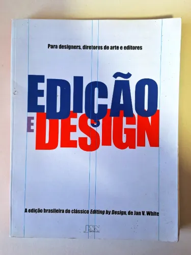 Edição e Design Jan V. White Livro Original Grande Formato