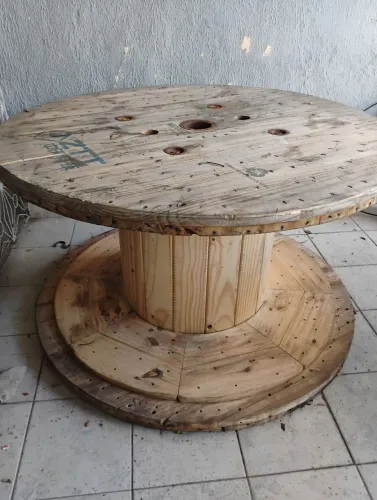 Bobina De Madeira Para Customização