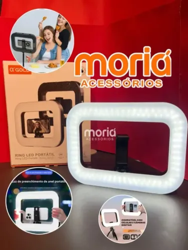 Aro De Luz Led Com Estabilizador Ideal Para Filmagens Fotos