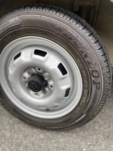 4 pneus 165/70 aro 13 Dunlop semi novos (não andaram 500km) somente 1000 o jogo