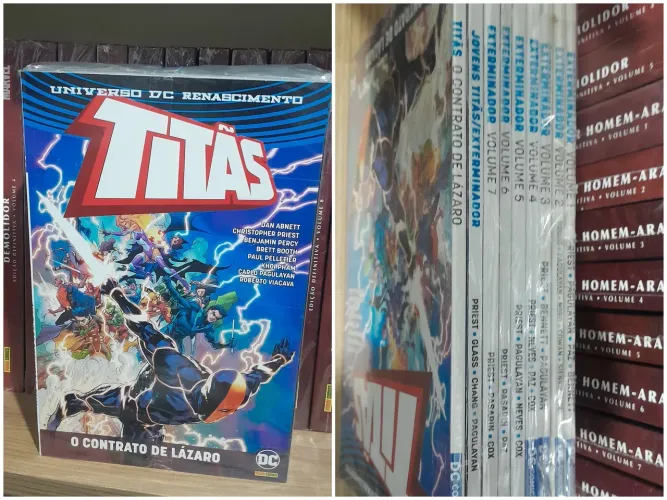 Coleção hq Completa Exterminador do 1 ao 7 /Jovens Titãs/ Titãs O Contrato de Lázaro DC