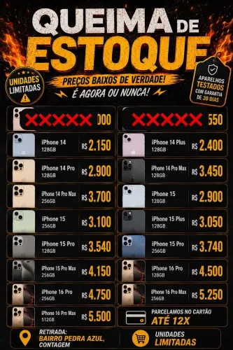 iPhone 12 ao 17 Pro Max