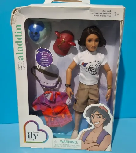Alladin Illy 4rever Boneco Original Disney(Leia a descrição)