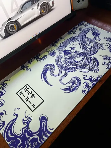 MOUSEPAD do ?dragão? famoso do Aliexpress (versão branca rara de achar)