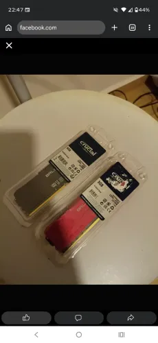 2 unidades memória ram Ballistix crucial 8gb ddr4 3000mhz