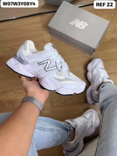 Tênis New Balance branco feminino e masculino 34 ao 43 bem confortável 
