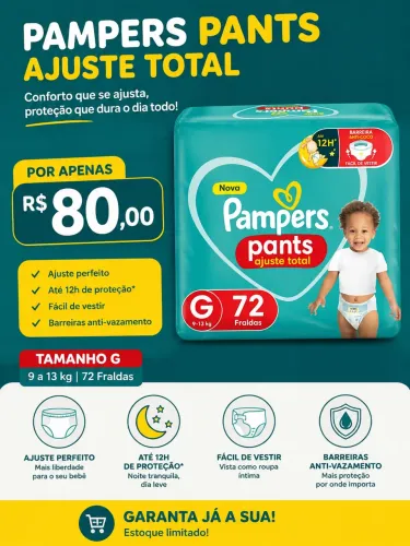 Fralda Pampers Pants G