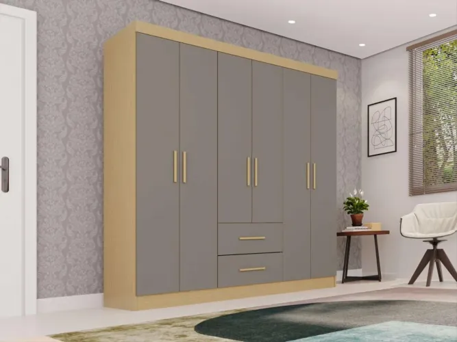 Guarda-Roupa Estrela 6 portas l665