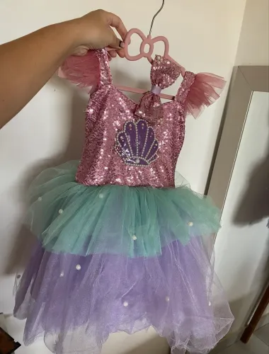 Vestido fundo do mar