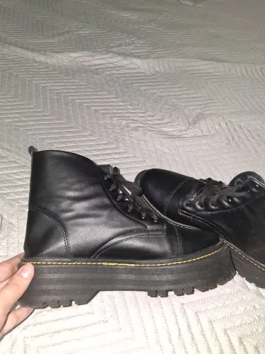 Bota Feminina Coturno Tratorado Plataforma