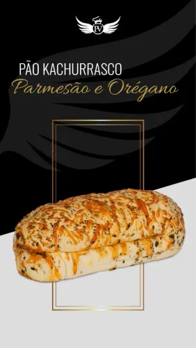 Pães baguetes, hambúrguer 