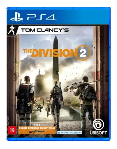 Novo/Lacrado - The Division 2 - Ubisoft - PT-BR - PS4 (+ Brinde)