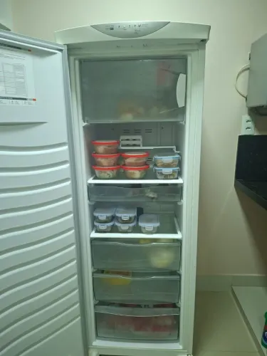 Vendo um freezer vertical e uma geladeira 