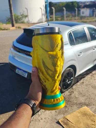 Porta copo taça da copa