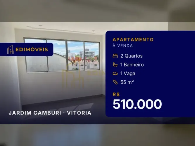 Apartamento 2 quartos em Jardim Camburi, segurança e conforto para você!