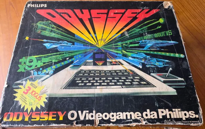 Vídeogame Philips Odissey + cartuchos de jogos