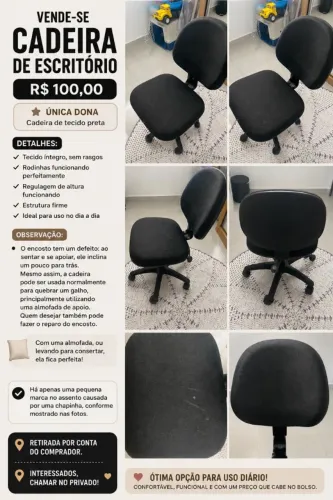 CADEIRA DE ESCRITORIO
