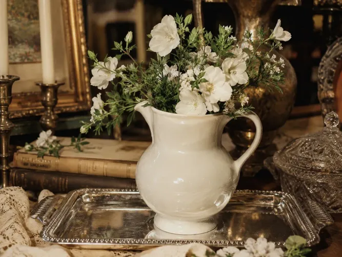 Jarra de porcelana
