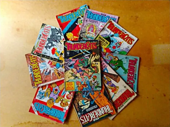 Gibi Thundercats - 9 Vol - Portugues - Editora Abril - 1986 - Hq Quadrinhos Raridadeade!