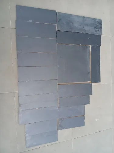 18 Peças de MDF preto de 20 mm