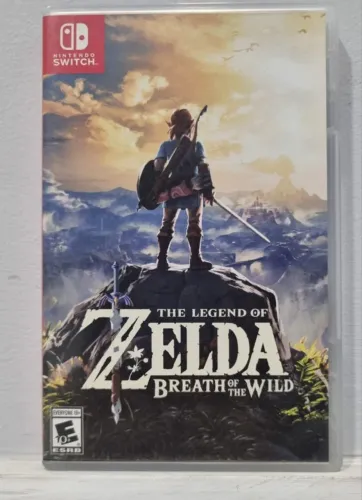Zelda Breath of the Wild Nintendo Switch Mídia Física Original Completo