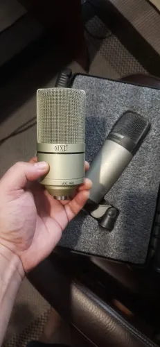 Mic Condenser MXL 990 + Mic condenser Samson C01 com case
