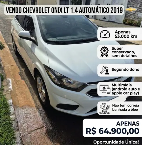 Chevrolet Onix Hatch LT 1.4 8V Flexpower 5P Aut. 2019