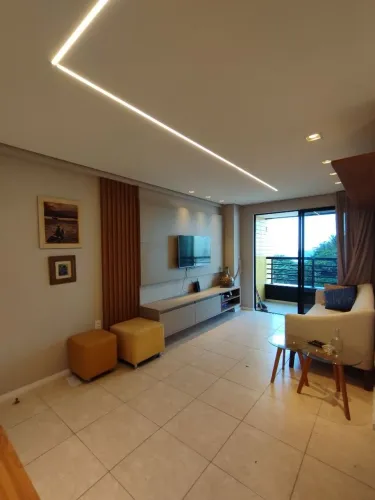 Apartamento na Ponta do Farol, Nascente, Vista Mar, Mobiliado, Projetado, Climatizado 