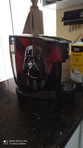 Cafeteira Espresso Touch Star Wars Darth Vader Vermelha Automática - TRES 3 Corações