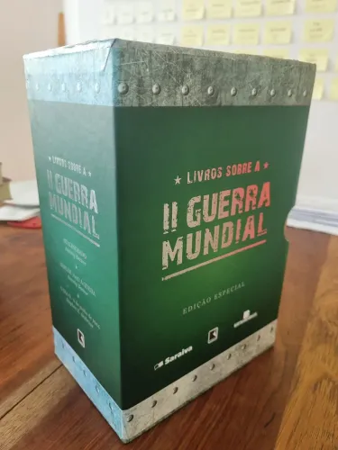 Box 3 livros Segunda Guerra Mundial