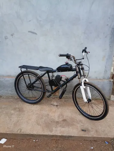 Bicicleta motorizada 80cc troco em outra bike ou pc
