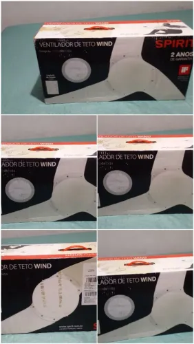 VENTILADOR DE TETO SPIRIT NOVO COM CONTROLE