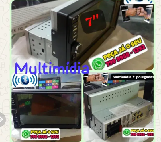 Multimídia gabinete universal com câmera de ré , touch screen , espelhamento