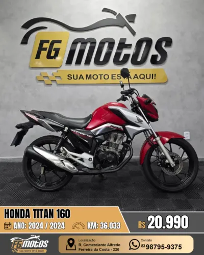 Honda CG 160 Titan Flexone/ed.especial 40 Anos 2024