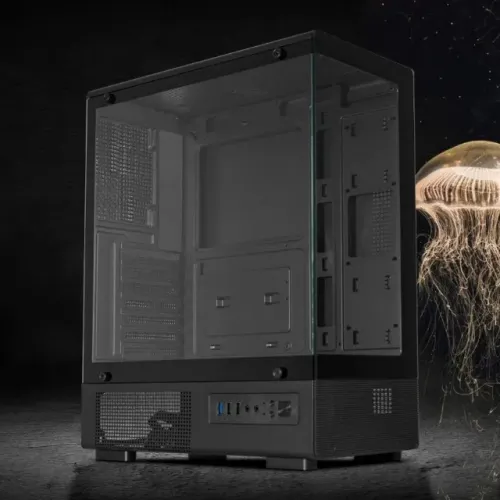 Gabinete Gamer Aquário Atx Medusa C200 - Kmex *ENTREGA GRÁTIS*