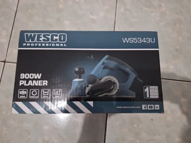 Plaina Wesco WS5343U 900W nova na caixa