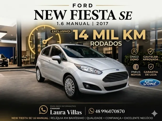 Ford Fiesta SE 1.6 16V Flex 5P 2017