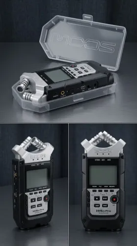 Gravador Digital Zoom H4n Pro Handy Recorder + Estojo Original