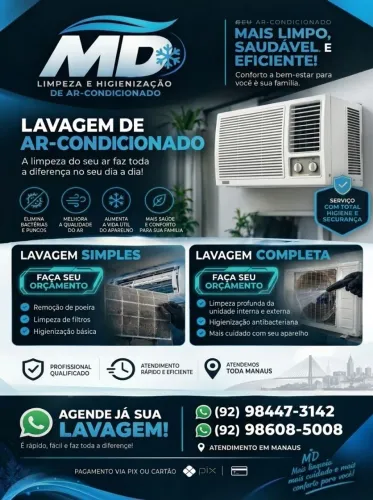 LAVAGEM AR CONDICIONADO