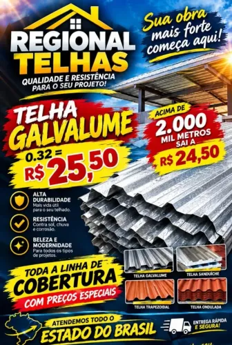 TELHA TRAP. 0,400 - ESP..0,32