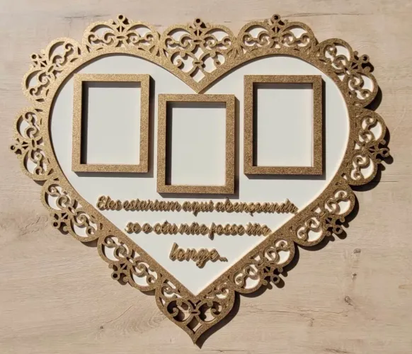 Placa Porta Retrato Personalizada Cerimonial Decoração Homenagem Recordação Luxo