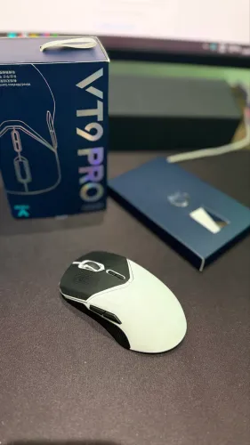 Mouse Gamer Wireless Rapoo VT9 Pro Branco 26000 DPI 10 Botões