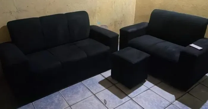 Sofá 2x3 lugares em sued 