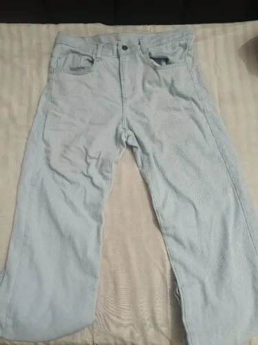 Calça jeans balão baggy azul clara TAMANHO 36 e 38 