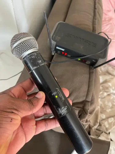 Microfone shure sm58 sem fio 