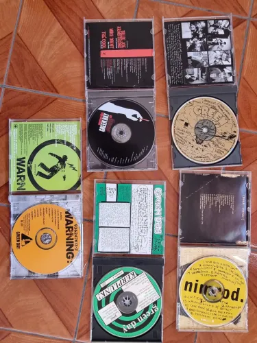Lote cd Green Day - 6 CDs Clássicos + BÔNUS NOFX (Punk Rock)