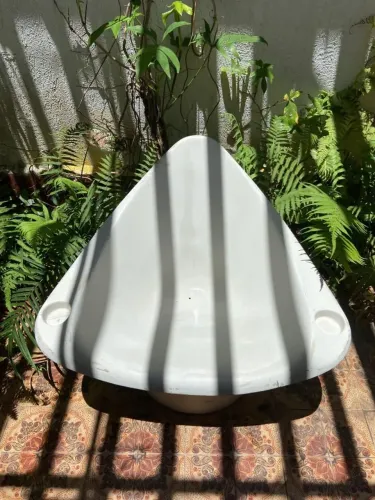 Conjunto de poltronas de fibra de vidro para piscina/ jardim