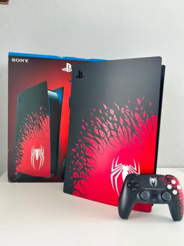 Playstation 5 Com Leitor Edição Limitada Spider Man 2 (Aceito Cartão)