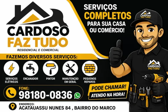 Faz tudo disponível 